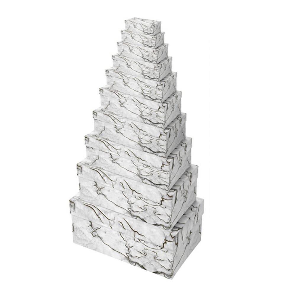 Kenleys Rich Marble Oblong Boxes (Pack of 10)