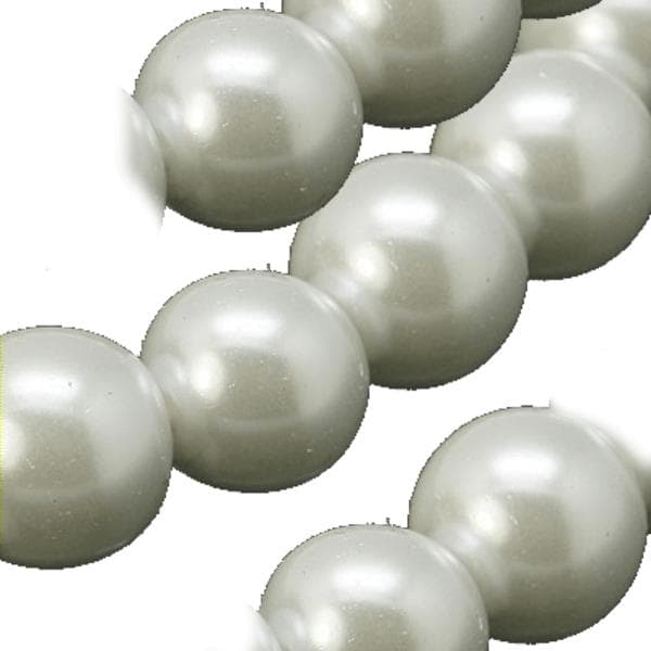 205 glaspärlor rund 4 mm pärlglans