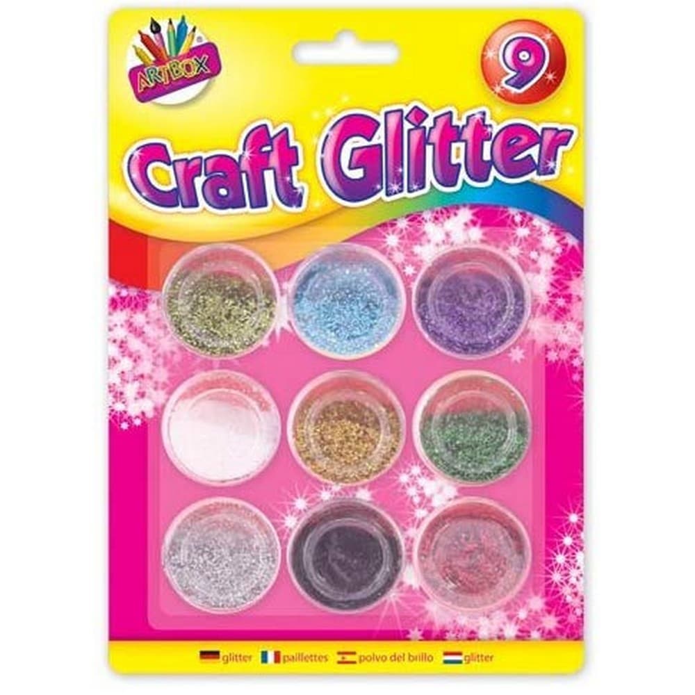 ArtBox Craft Glitter (Pack of 9)