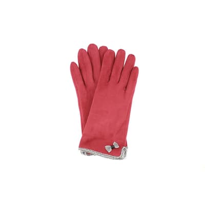 Eastern Counties Leather Gaby Faux Suede Touch Screen handsker til kvinder/damer