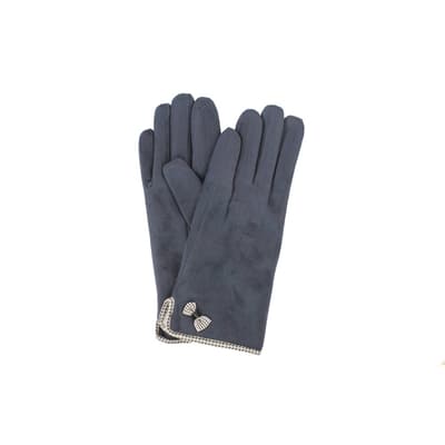 Eastern Counties Leather Gaby Faux Suede Touch Screen handsker til kvinder/damer