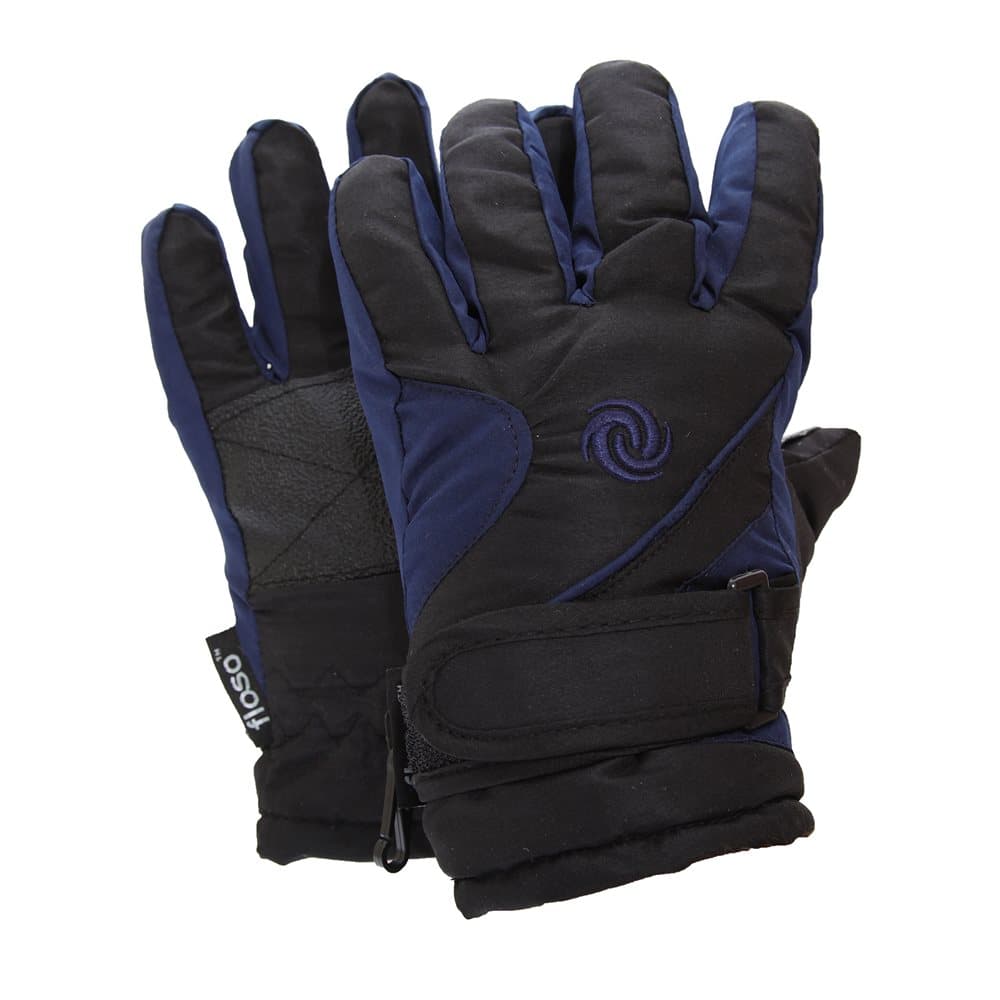 Floso Barn / barns extra varma termiska vadderade skidhandskar med handflator