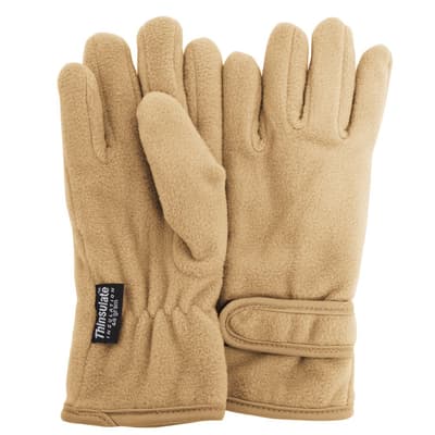 FLOSO Girls Childrens/Kids Plain Thermal Thinsulate Fleece Gloves (3M 40g)