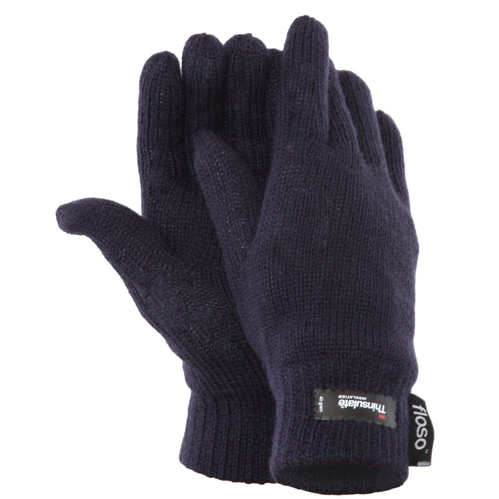 FLOSO Ladies/Womens Thinsulate Thermal Knitted Gloves (3M 40g)