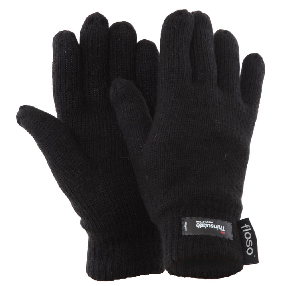 FLOSO Ladies/Womens Thinsulate Thermal Knitted Gloves (3M 40g)