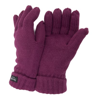 FLOSO Ladies/Womens Thinsulate Winter Knitted Gloves (3M 40g)