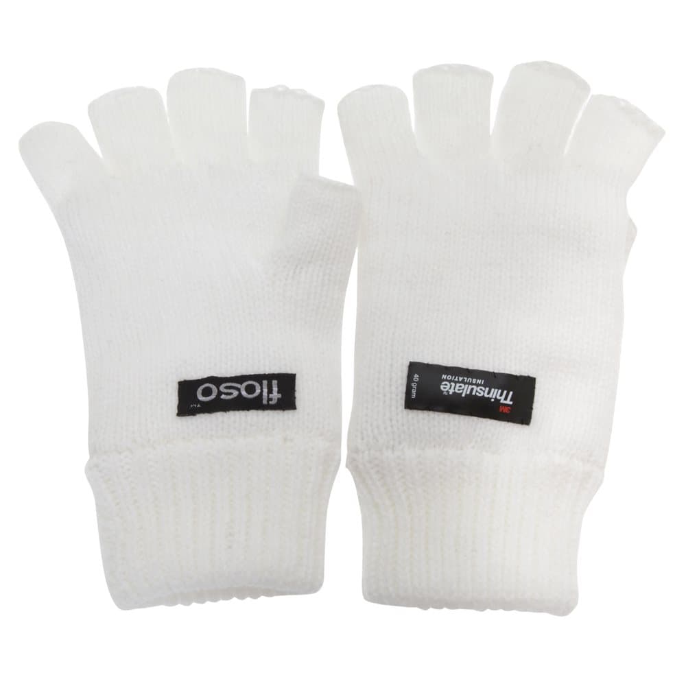 FLOSO Ladies/Womens Thinsulate Thermal Fingerless Winter Gloves (3M 40g)