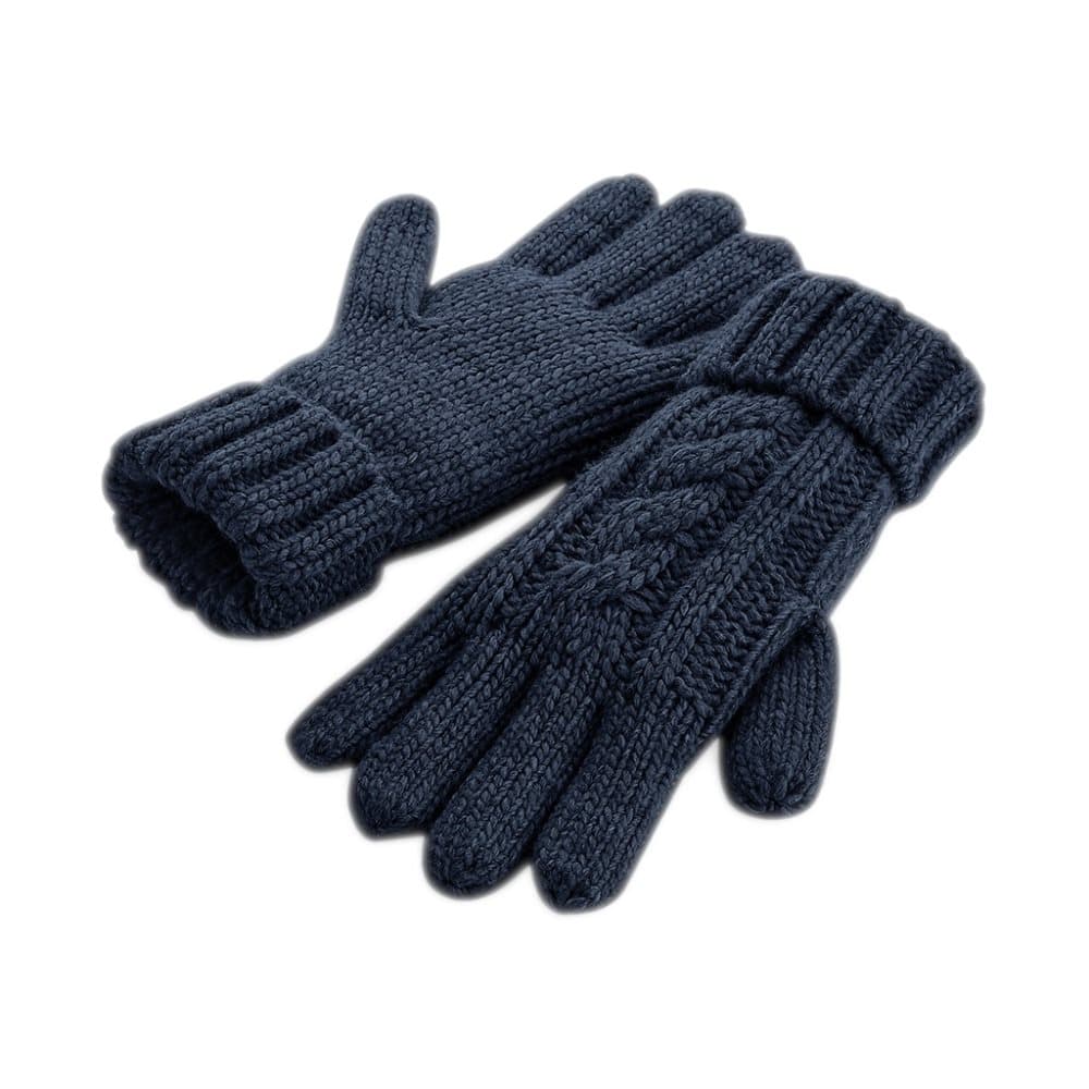 Beechfield Cable Knit Melange Gloves