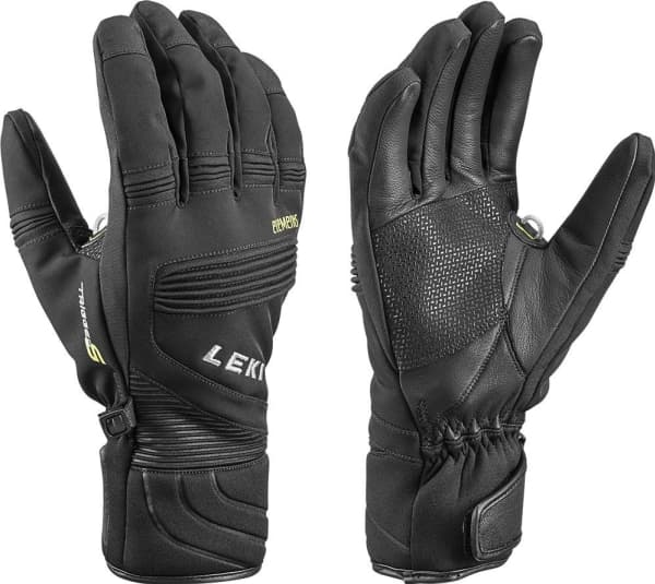 LEKI EleMents Palladium S black ski gloves, XL