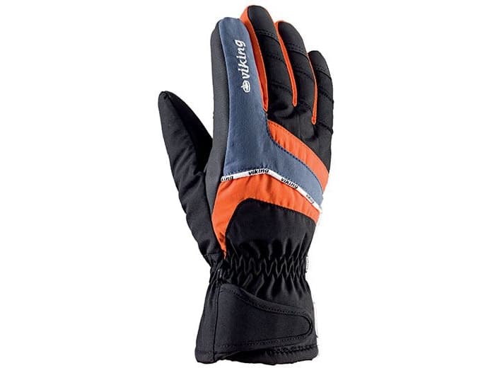Viking gloves Kid Black-orange s. M (120/09/2250)