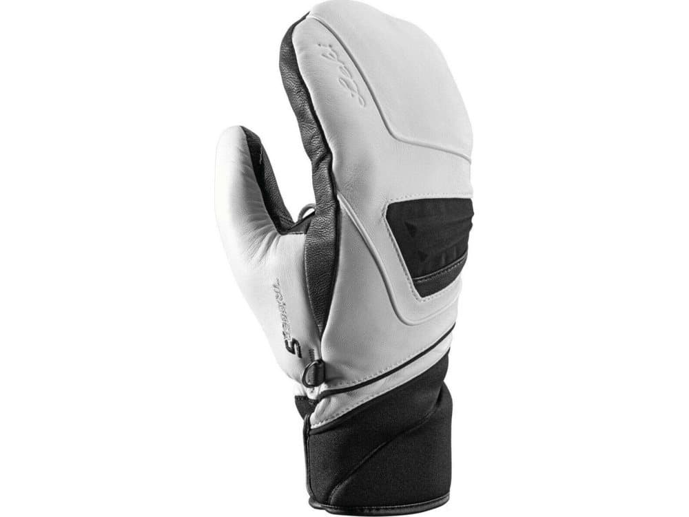 LEKI Ski gloves Griffin S Lady Mitt white-black 6.0
