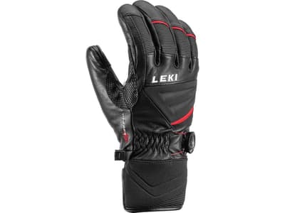 LEKI Ski gloves Griffin Tune S Boa black-red 10.0