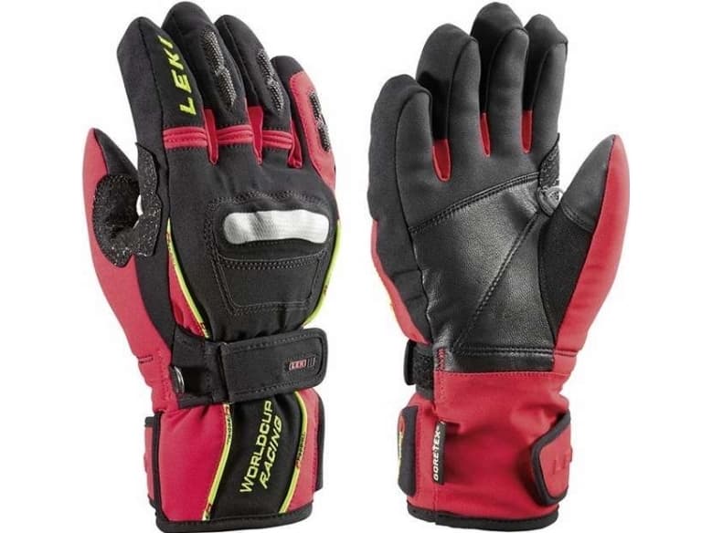 LEKI WC Gloves Jr. GTX black and red. 4.0