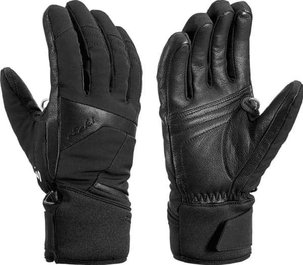LEKI Equip S Gtx Lady black ski gloves. 6.0