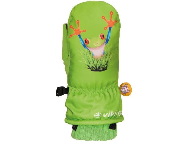 Viking Children's gloves Erin green with a frog s. 2 (125/16/1415/72)