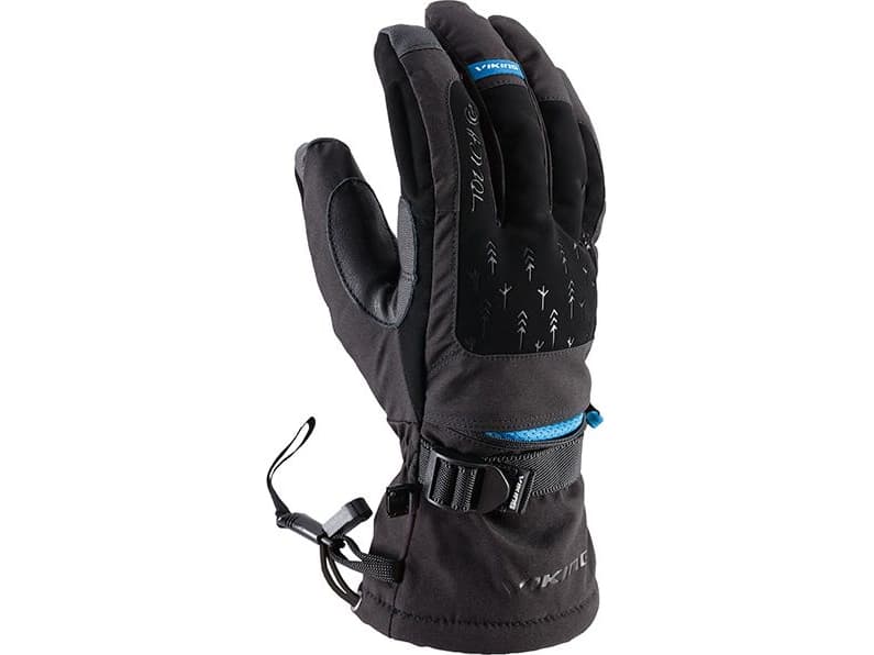 Viking Bora Freeride Gloves black-blue size M (111/19/2308/15/8)