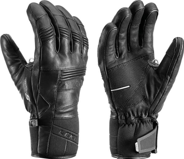 LEKI Progressive 8 S black ski gloves 9.5