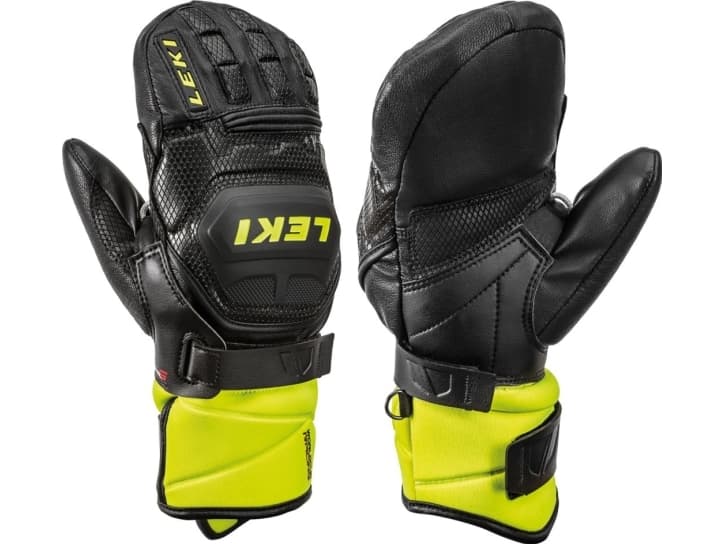LEKI Ski gloves WorldCup Race Coach Flex S Gtx Junior Mitt lemon s. 7.0