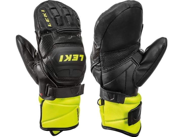 LEKI Ski gloves Worldcup Race Flex S Junior Mitt lemon. 8.0