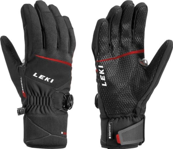 LEKI Progressive Tune Boa Mf blue ski gloves, s.8