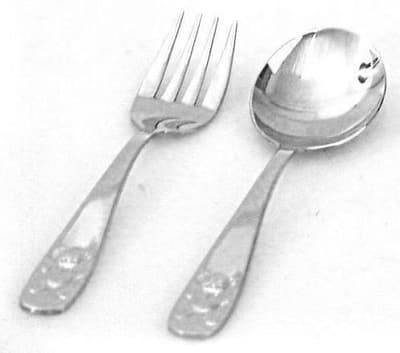 Barnbestick i rostfritt 2 SET