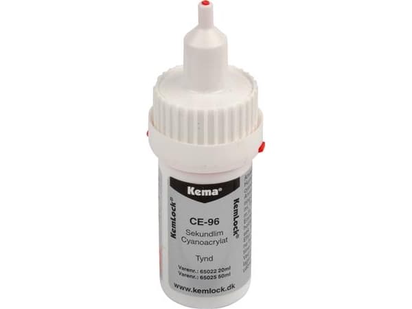 ITW KemLock CE-96 Sekundlim 20ganvendes til plast, gummimetal, keramik, træ, læder, stof