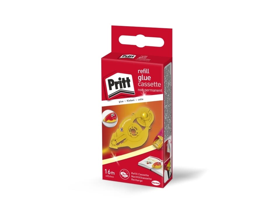 Limroller pritt refill, non-permanent, 8,4 mm x 16 m