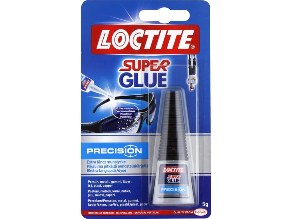 Lim Loctite Super Glue Precision sekundlim 5g/tube - (5 gram pr. stk.)