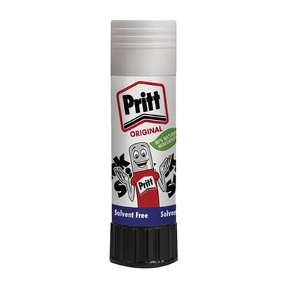 Pritt Solid 22g Glue Sticks In Blister Card Pack (12 Pack)