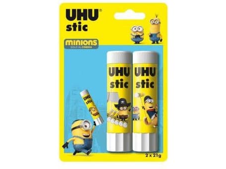 UHU Glue stick 21g Minionki 2pcs (179323)