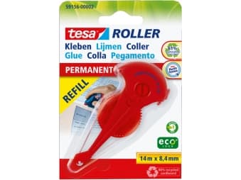 tesa Roller Glue perm. ecoLogo påfyllnadspatron blister