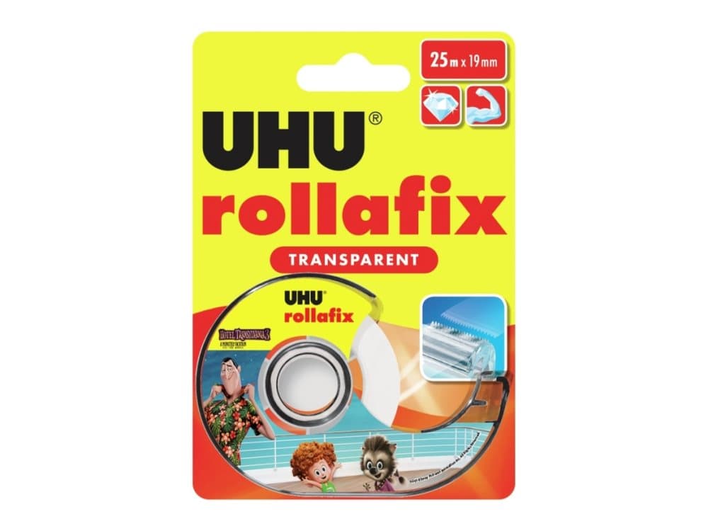 UHU Rollafix, Tejp/band, Akryllim, Tejphållare