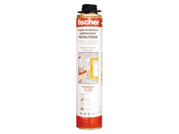 FISCHER FIXING PISTOLS FIXING FOAM 750ml HIGH-SPRAYING PUP750