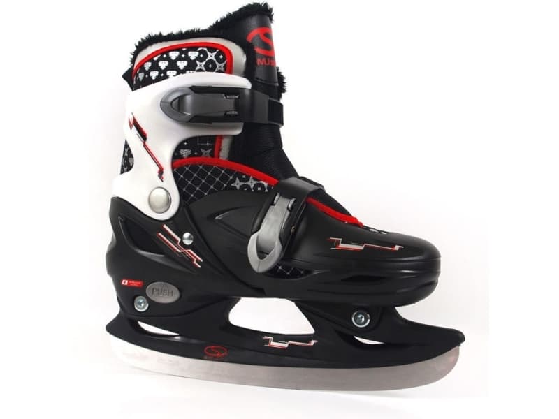 SMJ sport Boy Black Ice Hockey Skates. 32-35 (AW901)