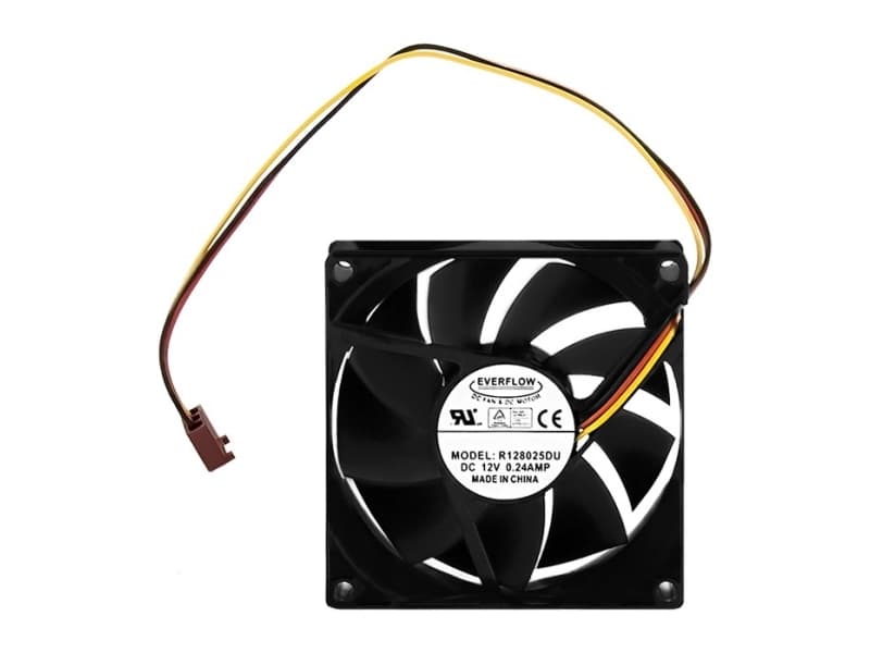 Qoltec Glacial Tech 8025 Computerkabinet Ventilator 8 cm Sort