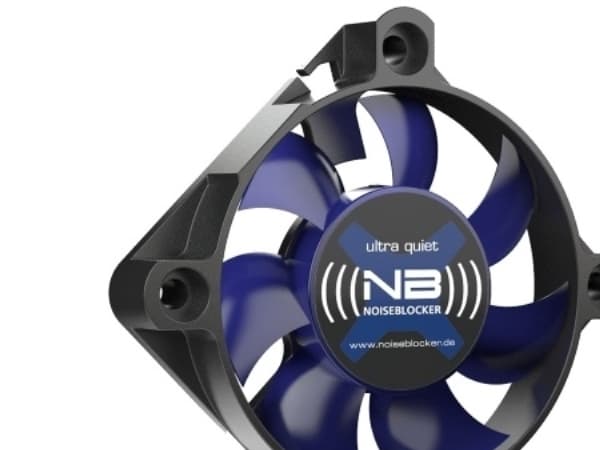 Noiseblocker BlackSilentFan XS-1, Data kjølevifte, Vifte, 5 cm, 3000 RPM, 16,3 dB, Svart, Blå