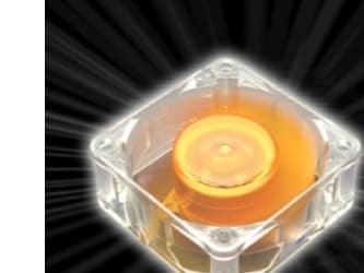 Akasa 6cm Amber Series Case Fan, Datorväska, 23 dB, 60 x 60 x 25 mm, 12V, 2300 RPM, 80000 h