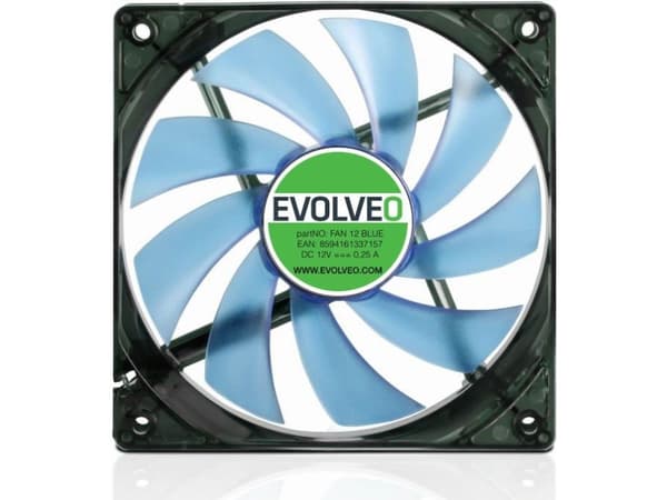 Wentylator Evolveo FAN 12 BLUE