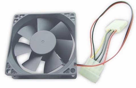 Gembird FANCASE-4, Datorväska, Fan, 8 cm, Grå, RoHS, CE, ISO 9001, 80 mm
