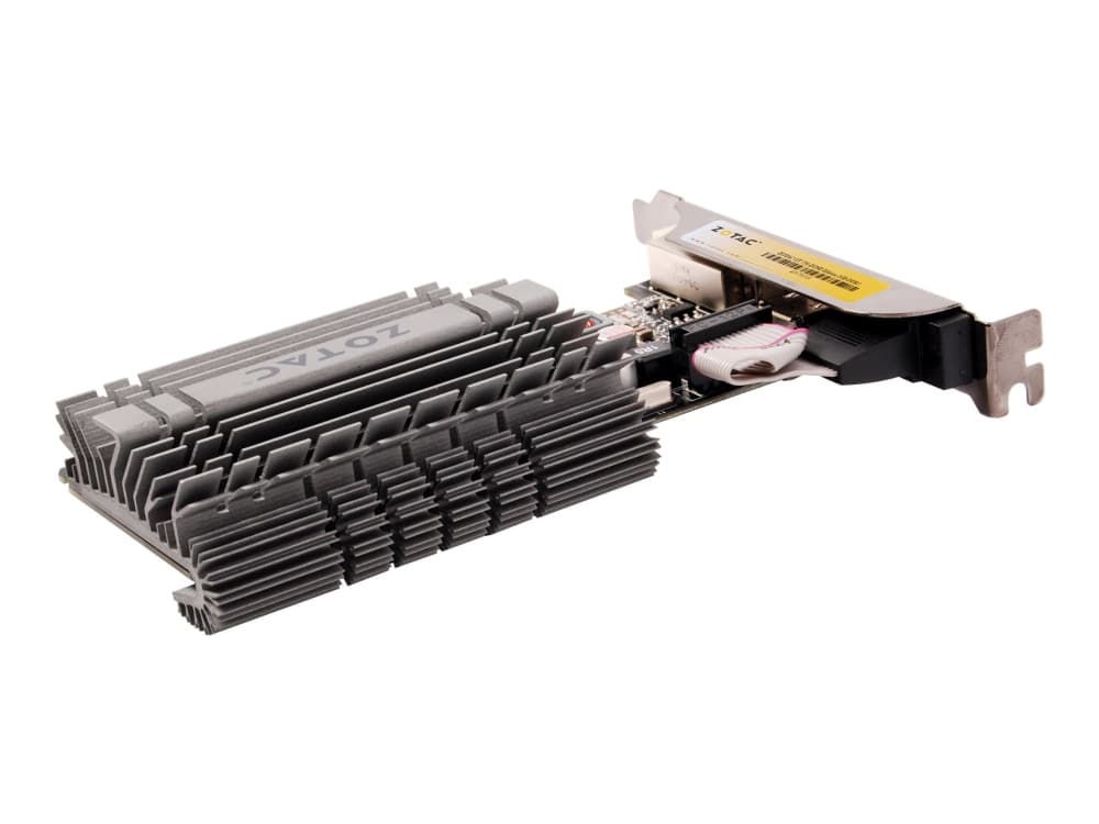 ZOTAC GeForce GT 730 - ZONE Edition - grafikkort - GF GT 730 - 2 GB DDR3 - PCIe 2.0 x16 låg profil - DVI, D-Sub, HDMI - fläktlös