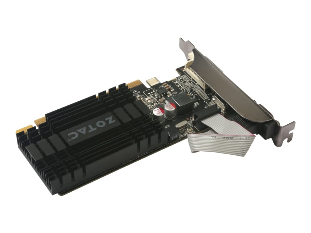 ZOTAC GeForce GT 710 - Grafikkort - GF GT 710 - 2 GB DDR3 - PCIe 2.0 - DVI, D-Sub, HDMI - fläktlös