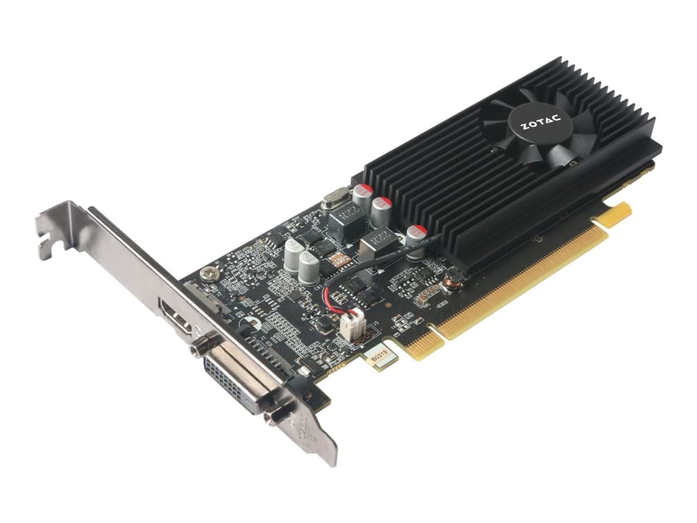 ZOTAC GeForce GT 1030 - Grafikkort - GF GT 1030 - 2 GB GDDR5 - PCIe 3.0 - DVI, HDMI