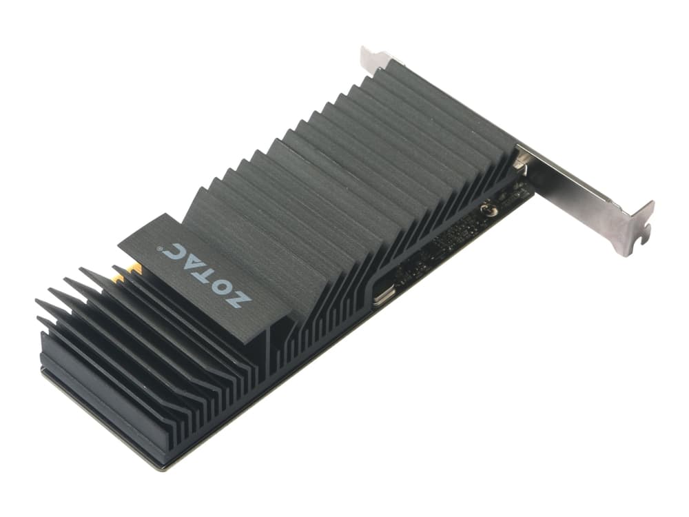 ZOTAC GeForce GT 1030 ZONE Edition Low Profile - Grafikkort - GF GT 1030 - 2 GB GDDR5 - PCIe 3.0 - DVI, HDMI