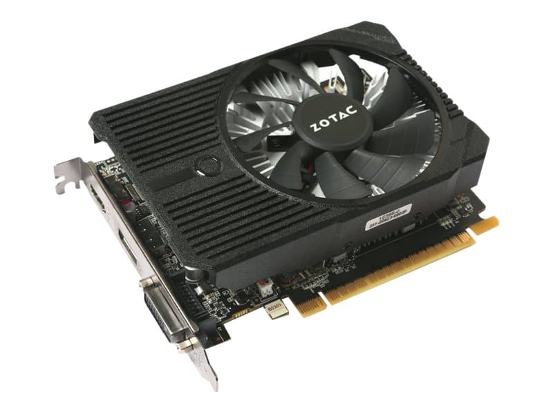 ZOTAC GeForce GTX 1050 Ti Mini - Grafikkort - GF GTX 1050 Ti - 4 GB GDDR5 - PCIe 3.0 - DVI, HDMI, DisplayPort