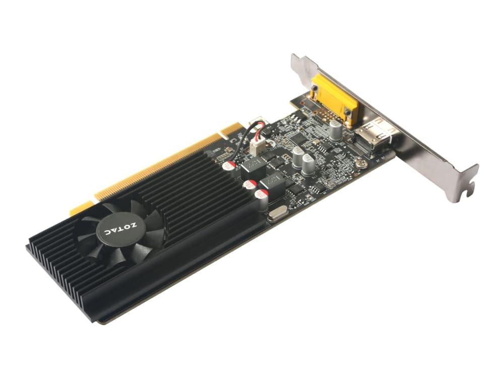 ZOTAC GeForce GT 1030 - Grafikkort - GF GT 1030 - 2 GB GDDR5 - PCIe 3.0 x16 låg profil - HDMI, VGA