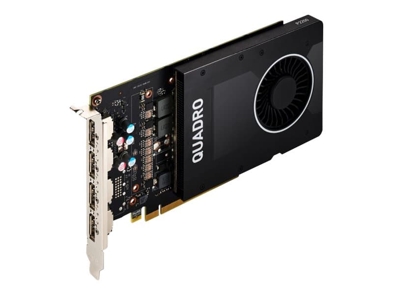 NVIDIA Quadro P2200 - Grafikkort - Quadro P2200 - 5 GB GDDR5X - PCIe 3.0 x16 - 4 x DisplayPort - løsvekt