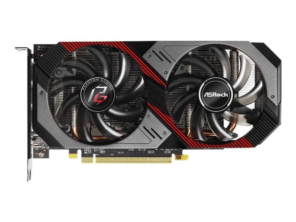 ASRock Radeon RX 5500 XT Phantom Gaming D 8G OC - Grafikkort - Radeon RX 5500 XT - 8 GB GDDR6 - PCIe 4.0 x8 - HDMI, 3 x DisplayPort