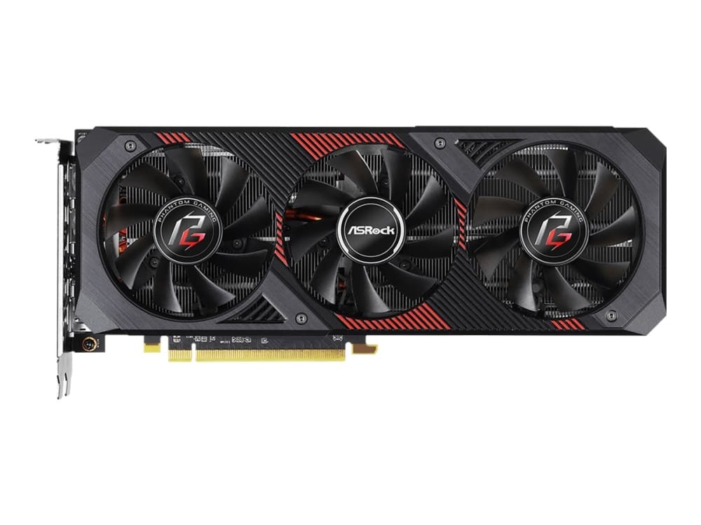 ASRock Radeon RX 5600 XT Phantom Gaming D3 6G OC - OC Edition - grafikkort - Radeon RX 5600 XT - 6 GB GDDR6 - PCIe 4.0 x16 - HDMI, 3 x DisplayPort