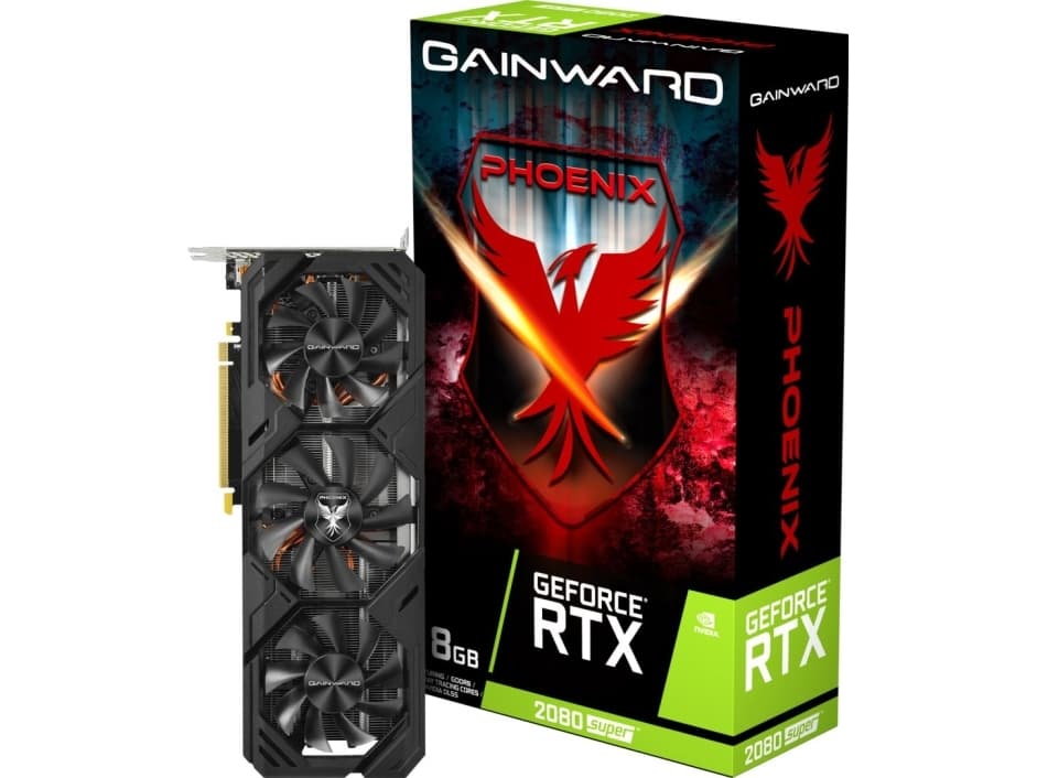 Gainward GeForce RTX 2080 SUPER Phoenix - Grafikkort - GF RTX 2080 SUPER - 8 GB GDDR6 - PCIe 3.0 x16 - HDMI, 3 x DisplayPort