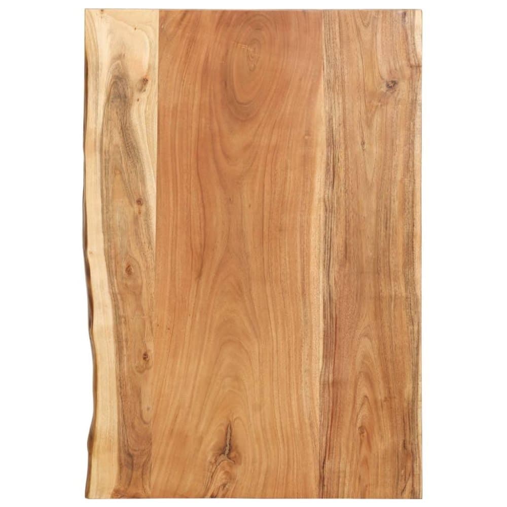 vidaXL bordplade til toiletbord 80x55x3,8 cm massivt akacietræ